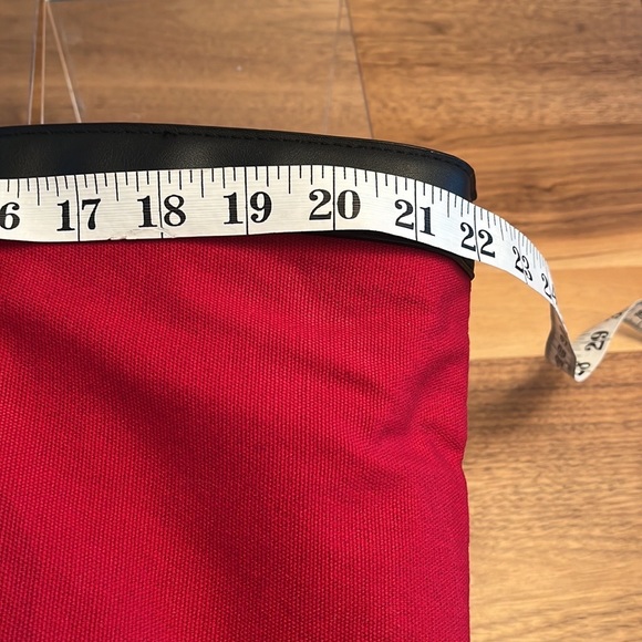 Victoria Secret Tote Bag Large Red Canvas Extra Getaway NWT $58. Victoria - Picture 6 of 10